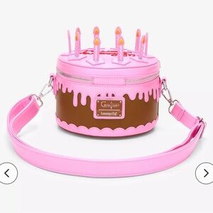 Loungefly NWT Coraline Welcome Home Cake Figural
Crossbody Bag